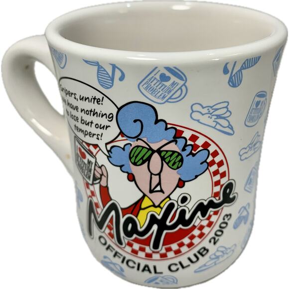 Hallmark MAXINE OFFICIAL CLUB‎ MUG I love my attitude problem! Gripers Unite! - Picture 3 of 6